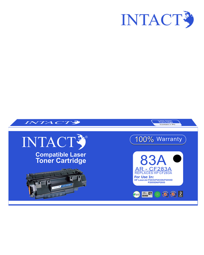 Intact Compatible with HP 83A (AR-CF283A) Black